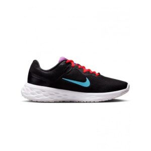 کفش زنانه نایک مدل Nike Revolution 6 Sneaker Black Blue Running Shoes DC3729-011